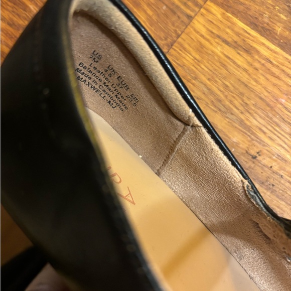 Naturalizer Leather Black Mary Jane Flats 7 - Picture 4 of 4